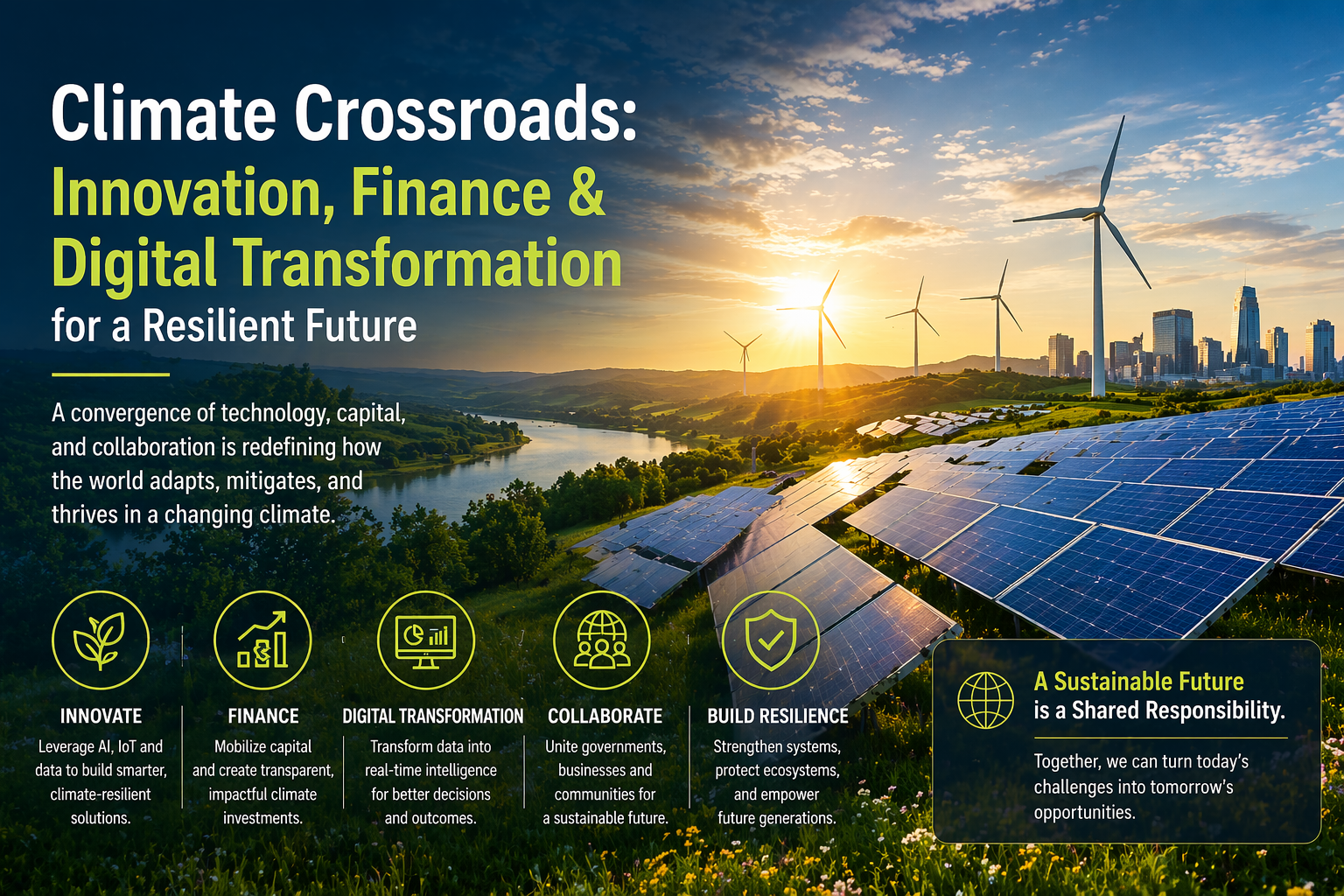 Climate Crossroads: Innovation, Finance & Digital Transformation for a Resilient Future