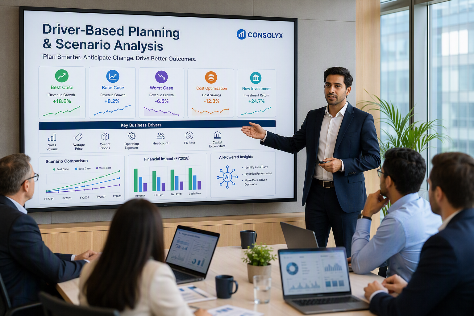 Driver-Based Planning & Scenario Analysis: How Modern Enterprises Improve Forecast Accuracy, Manage Risk, and Accelerate Growth